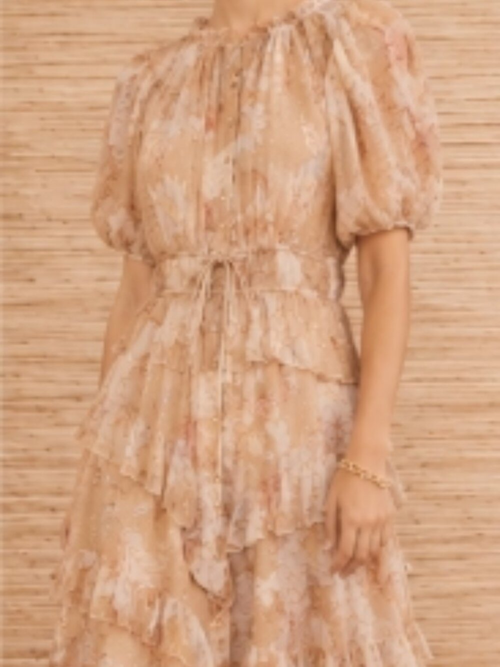 NWOT ULLA Cara Silk Midi Dress in Magnolia M $795